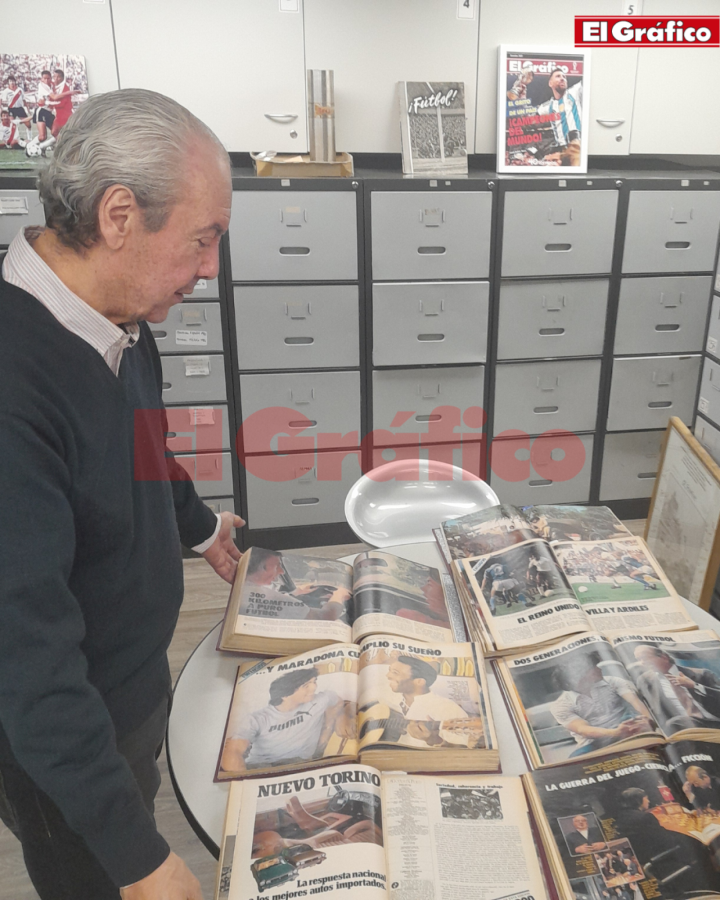 Imagen Guillermo Blanco, hoy, en el archivo de El Gráfico