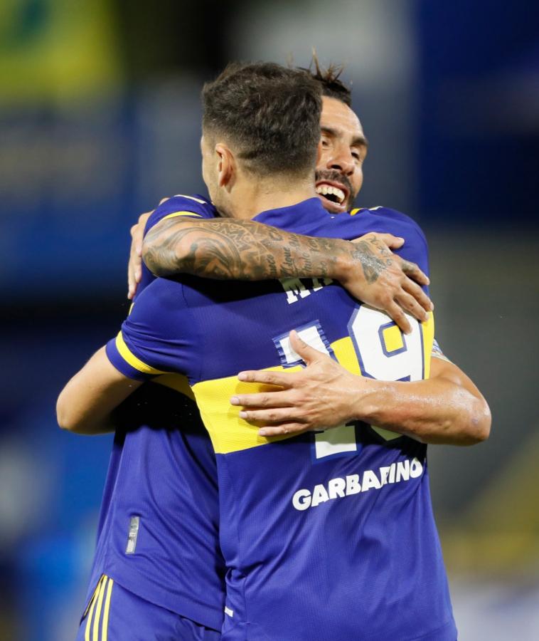 Imagen Abrazo de gol. Boca Juniors