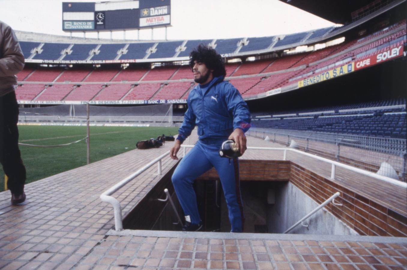 Imagen La primera vez de Diego Maradona en el Camp Nou.