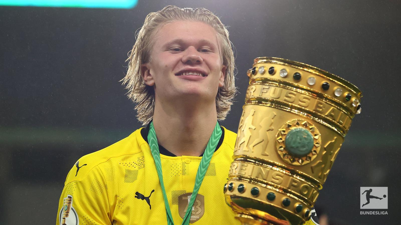 Imagen Primer título para el noruego Haaland con la camiseta del Dortmund. ¿Seguirá allí la próxima temporada?