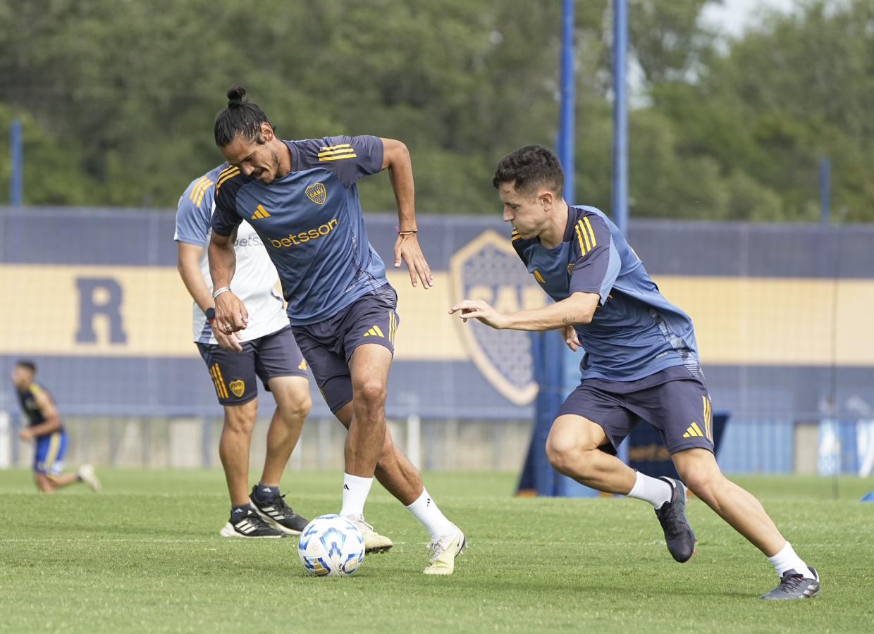 Imagen Edinson Cavani es duda para el miércoles en Boca.