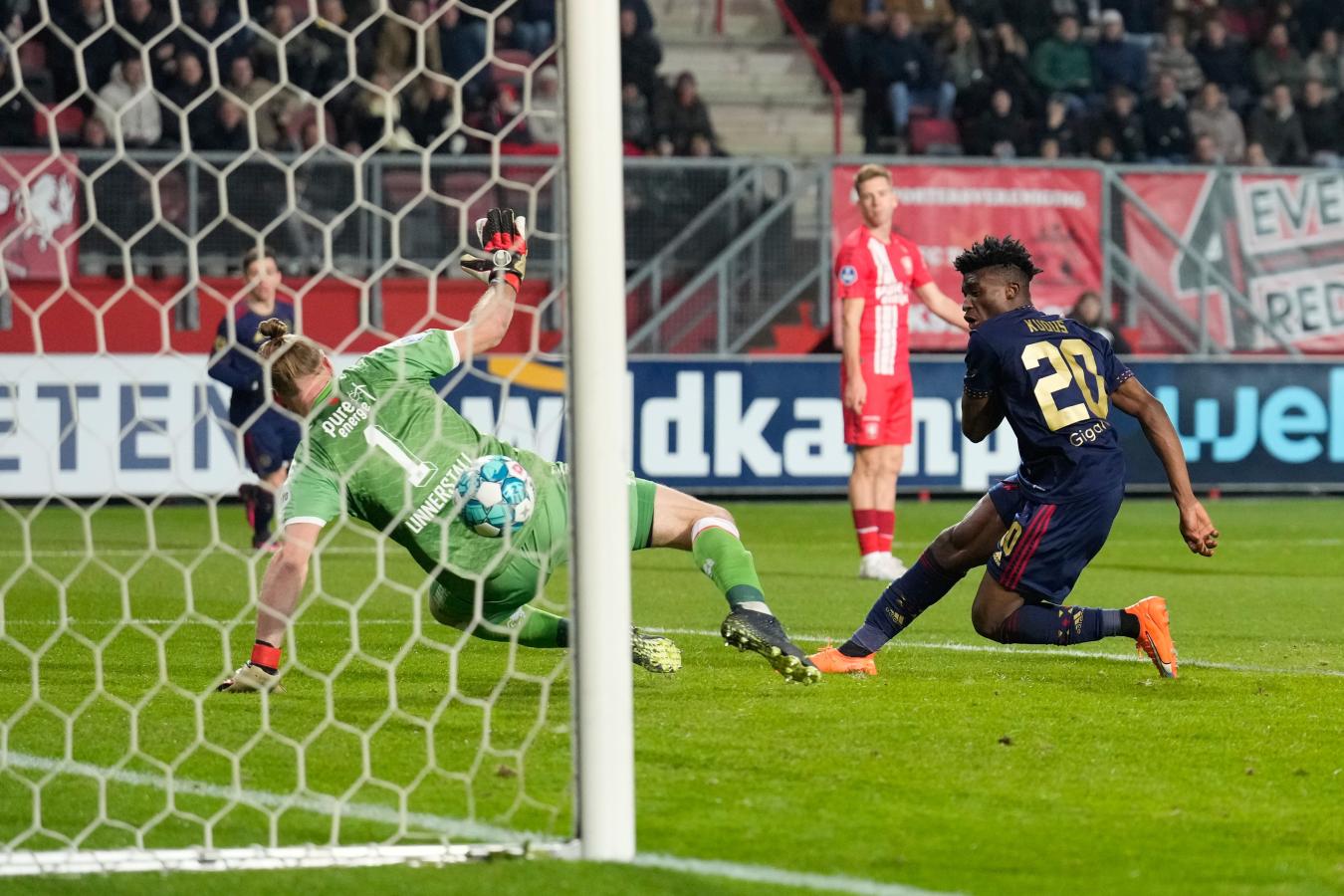 Imagen Mohammed Kudus marcó el gol de la clasificación. Foto: Ajax