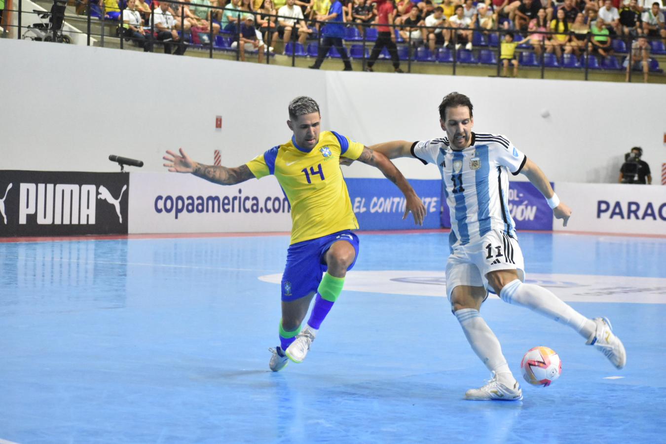 Argentina cayó en la final de la Copa América de futsal ante Brasil