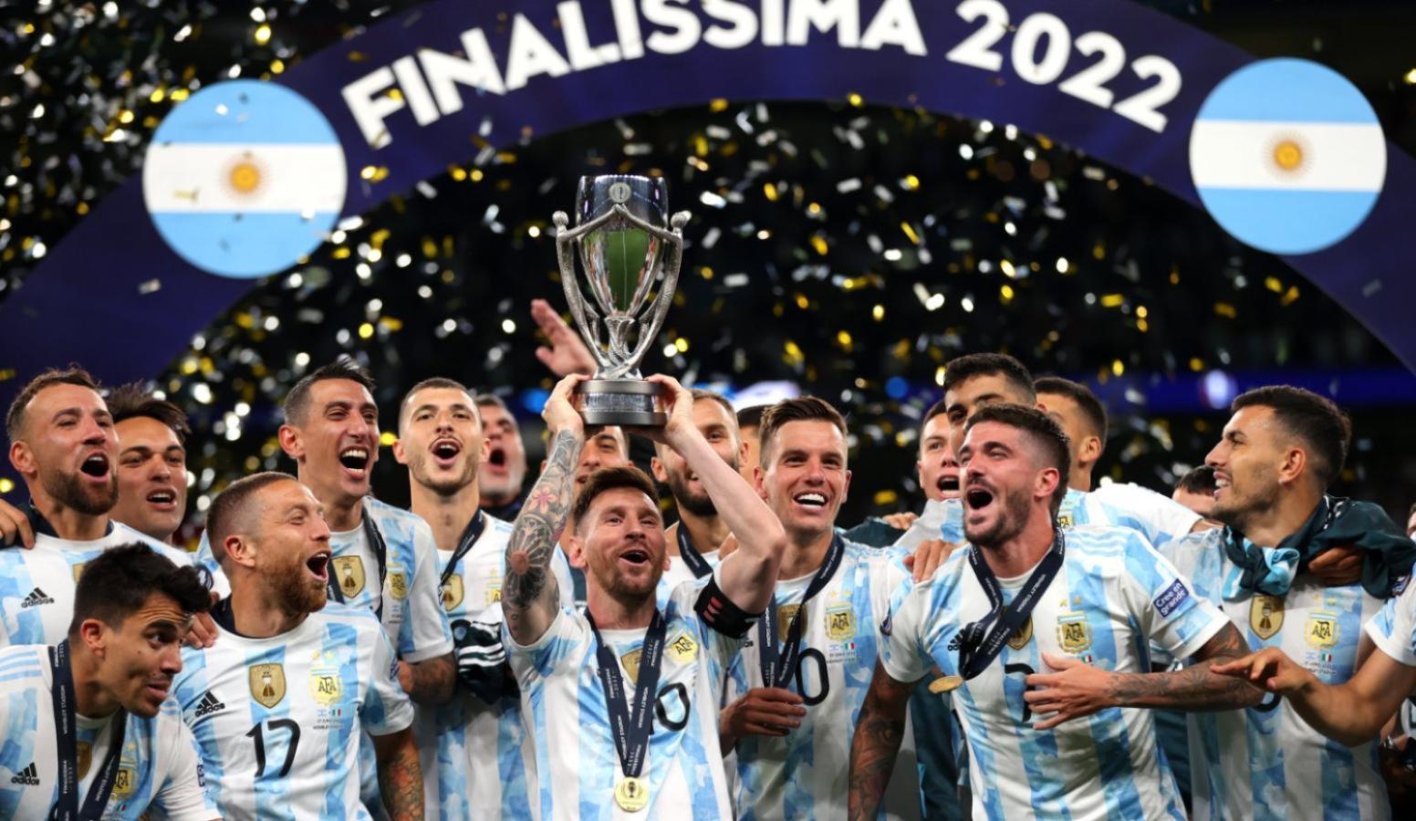 Imagen Argentina goleó 3-0 a Italia en la edición 2022 de la Finalissima.