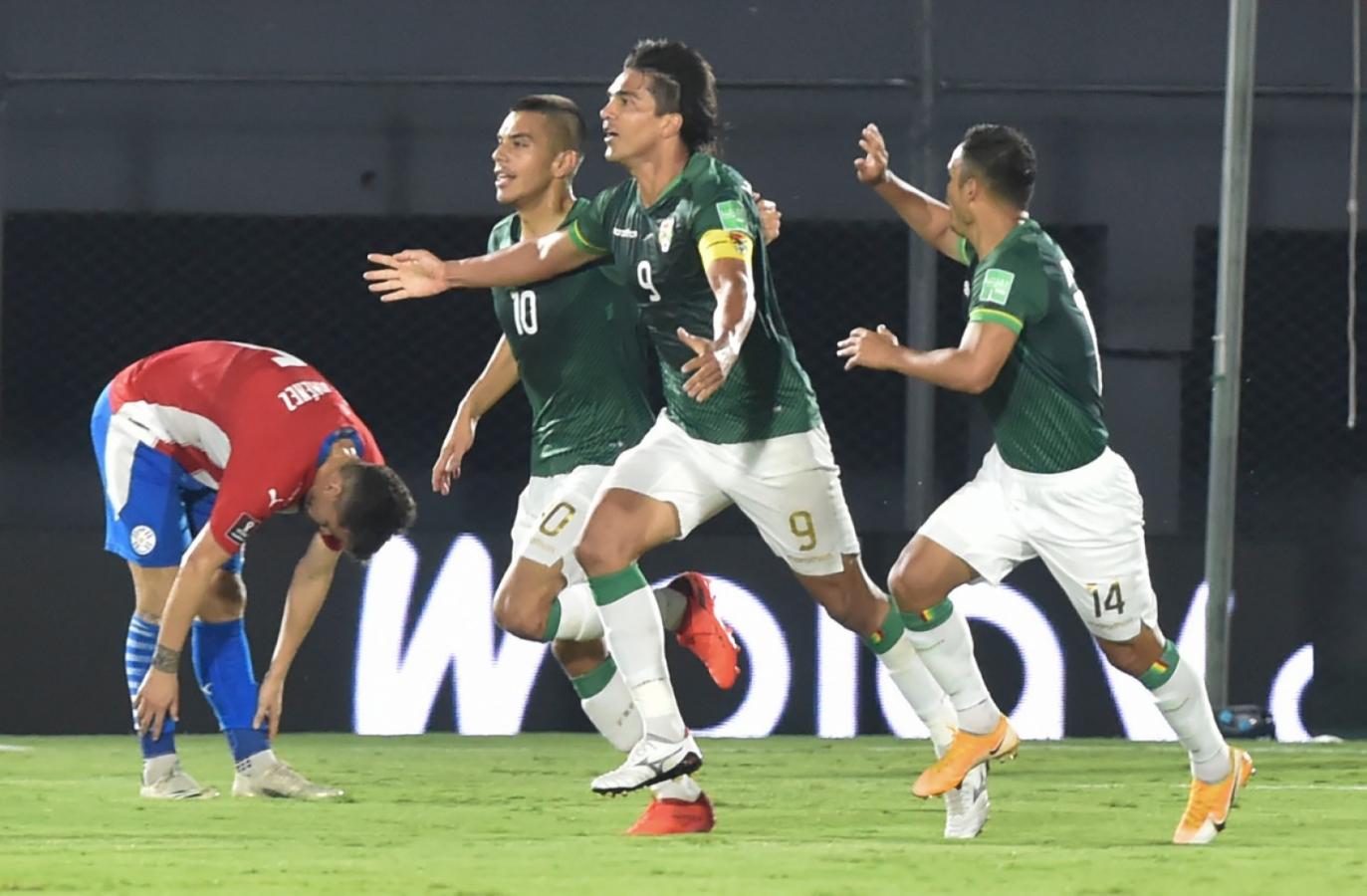 Imagen Moreno Martins puso el 1-1 parcial para Bolivia. Foto: Norberto Duarte (AFP)