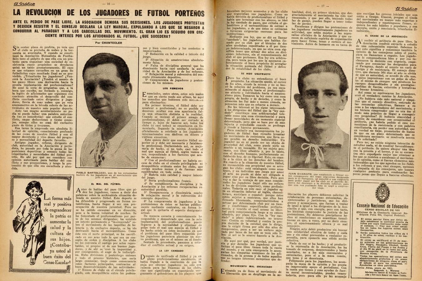 Imagen La huelga de 1931 - Cobertura El Gráfico