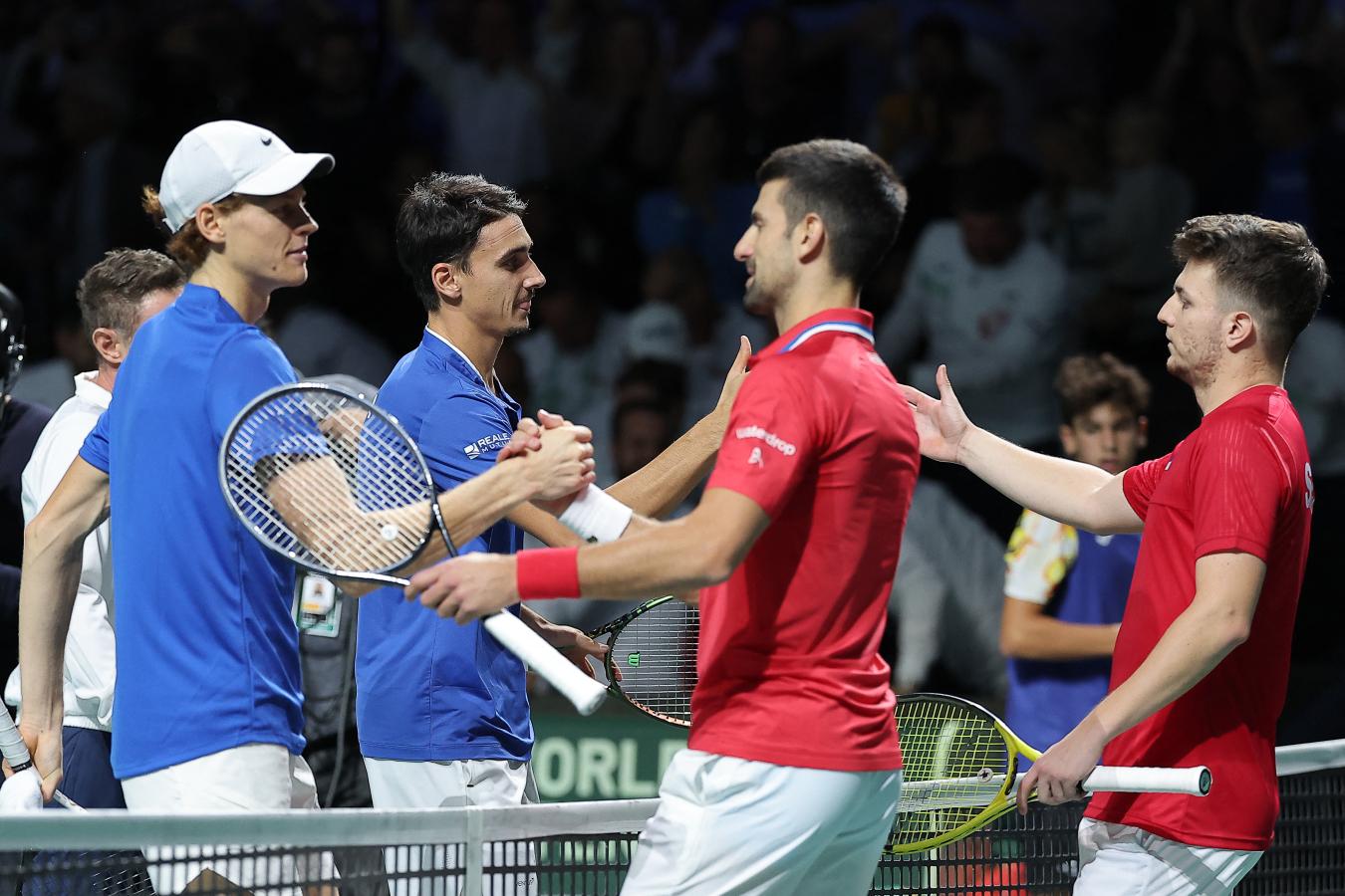 Imagen El dobles definió la serie. Foto: AFP