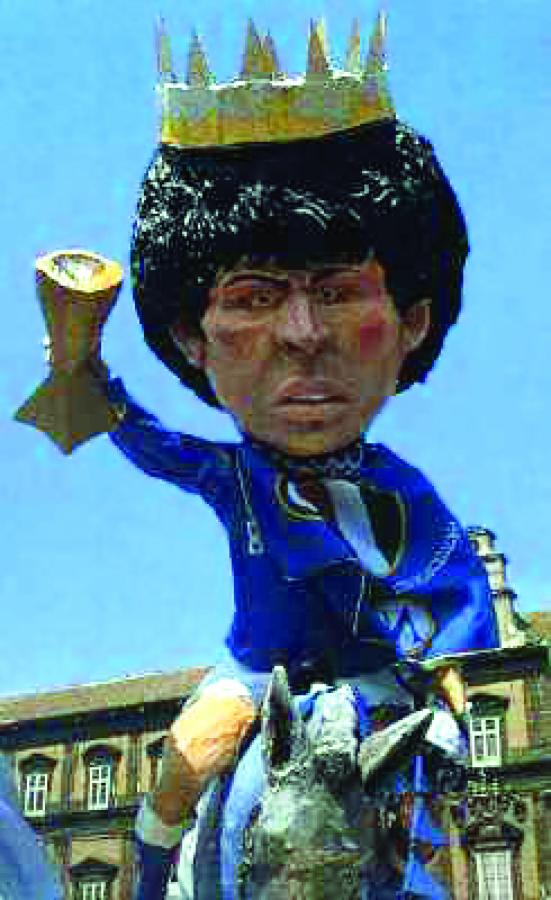 Imagen No hay dudas que Maradona es el rey de Nápoles.