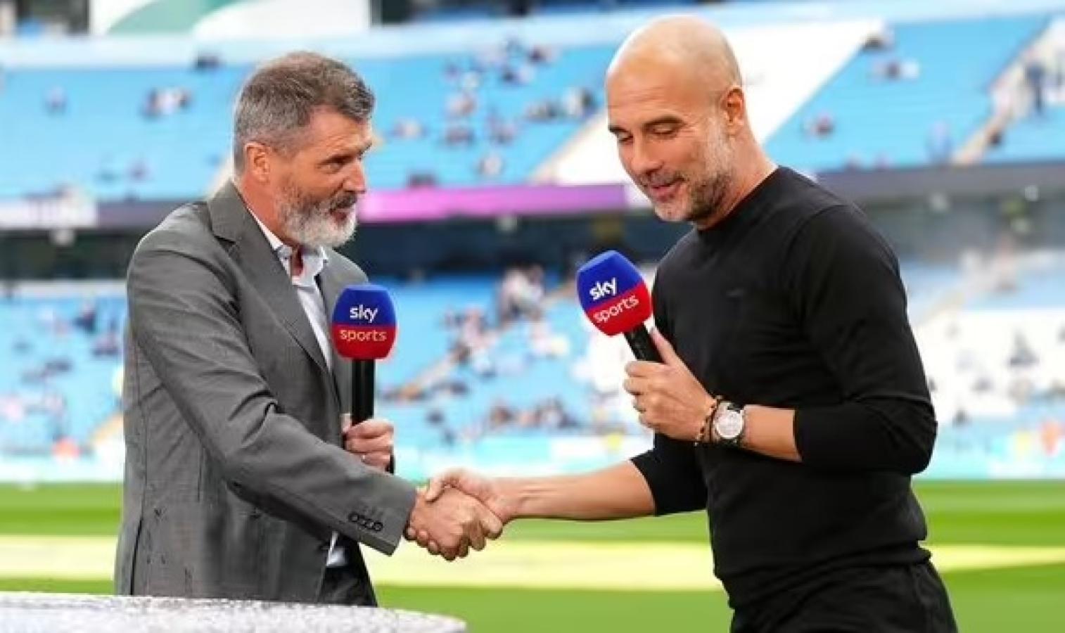 Imagen Difícilmente esta escena se vuelva a repetir tras los dardos de Guardiola contra Keane.