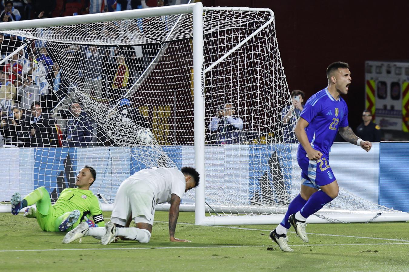 Imagen Keylor Navas sufrió a la Selección Argentina en marzo de 2024.