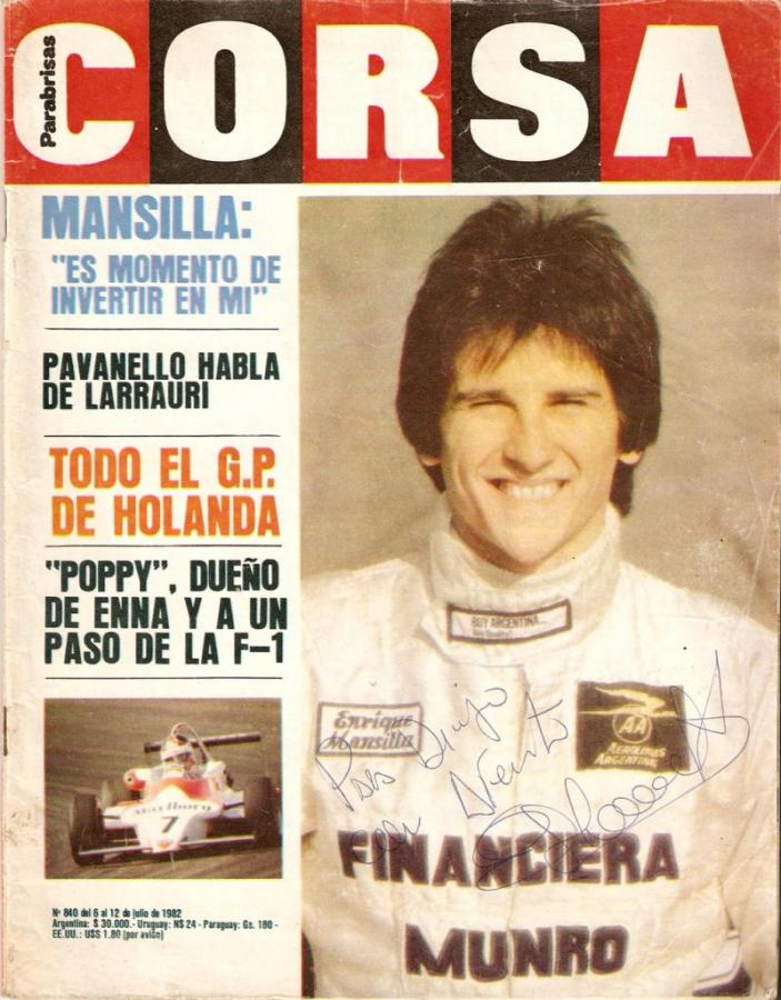 Imagen La revista especializada Corsa le auguraba un gran futuro a Mansilla.