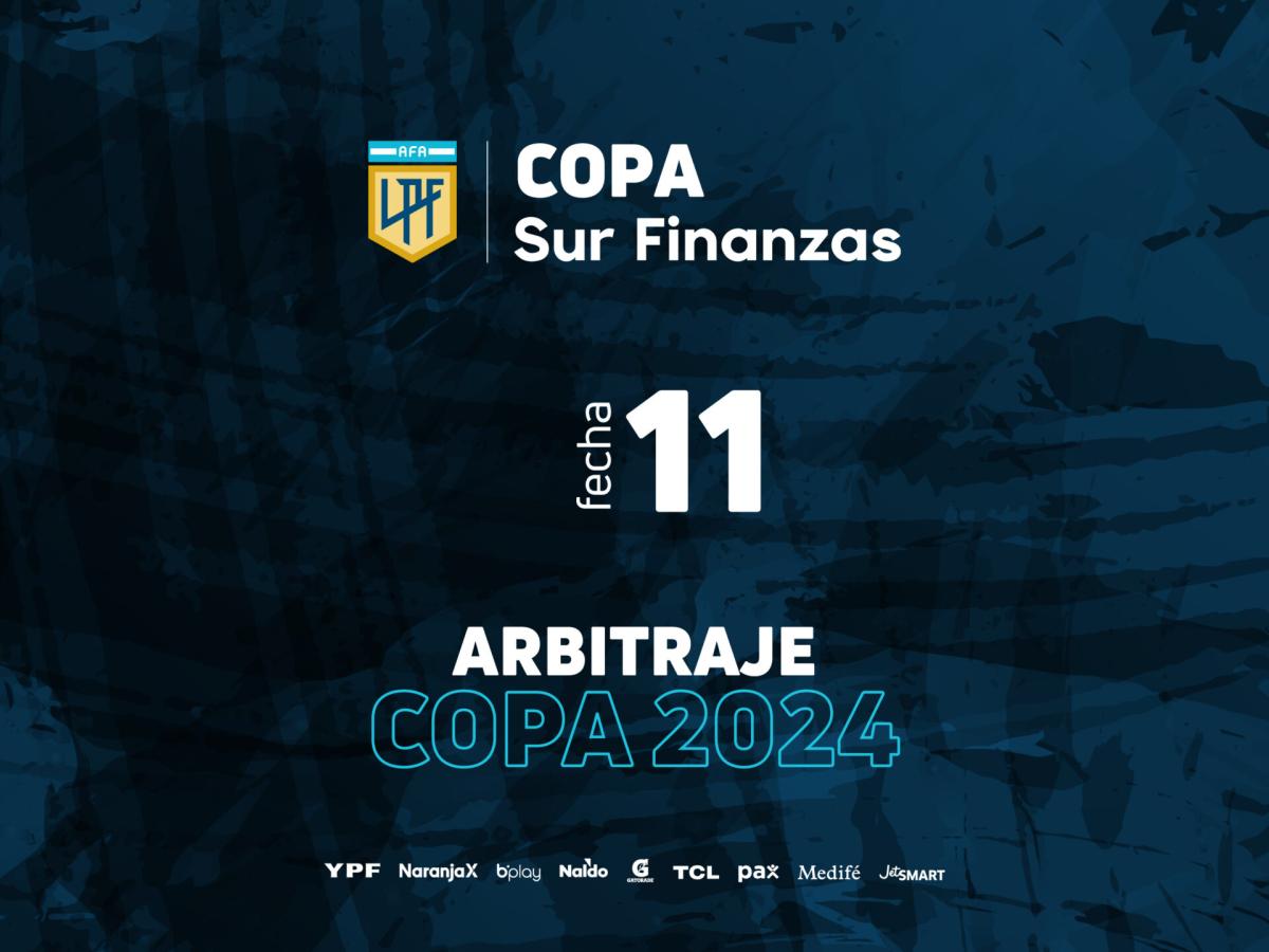 La AFA designó los árbitros para la fecha 11 de la Copa de la Liga | El ...