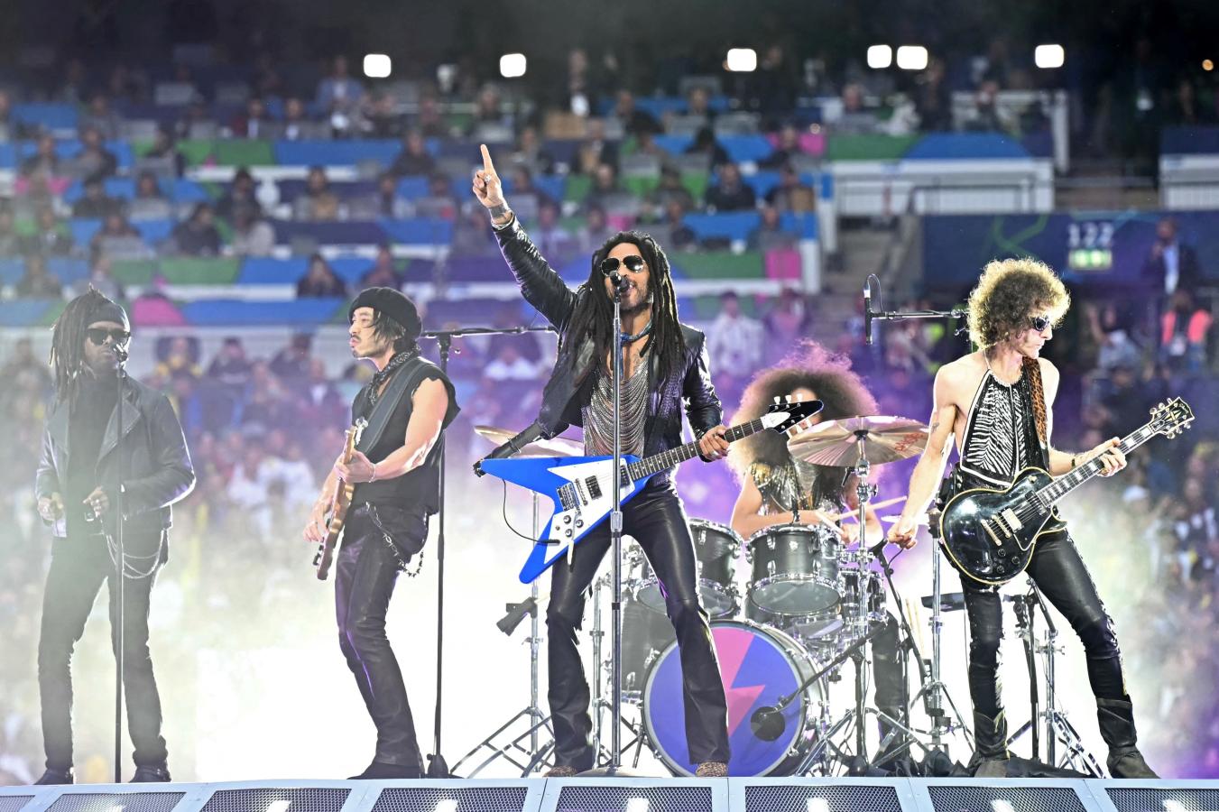 Imagen Lenny Kravitz, estrella de la apertura en Wembley.