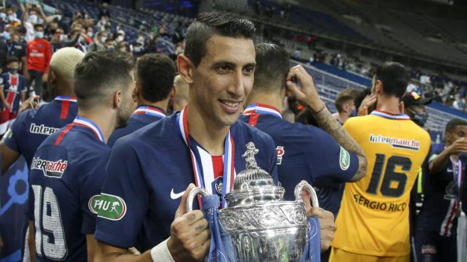 Imagen Di María ganó 18 títulos y va camino a convertirse en el argentino con más presencias en PSG