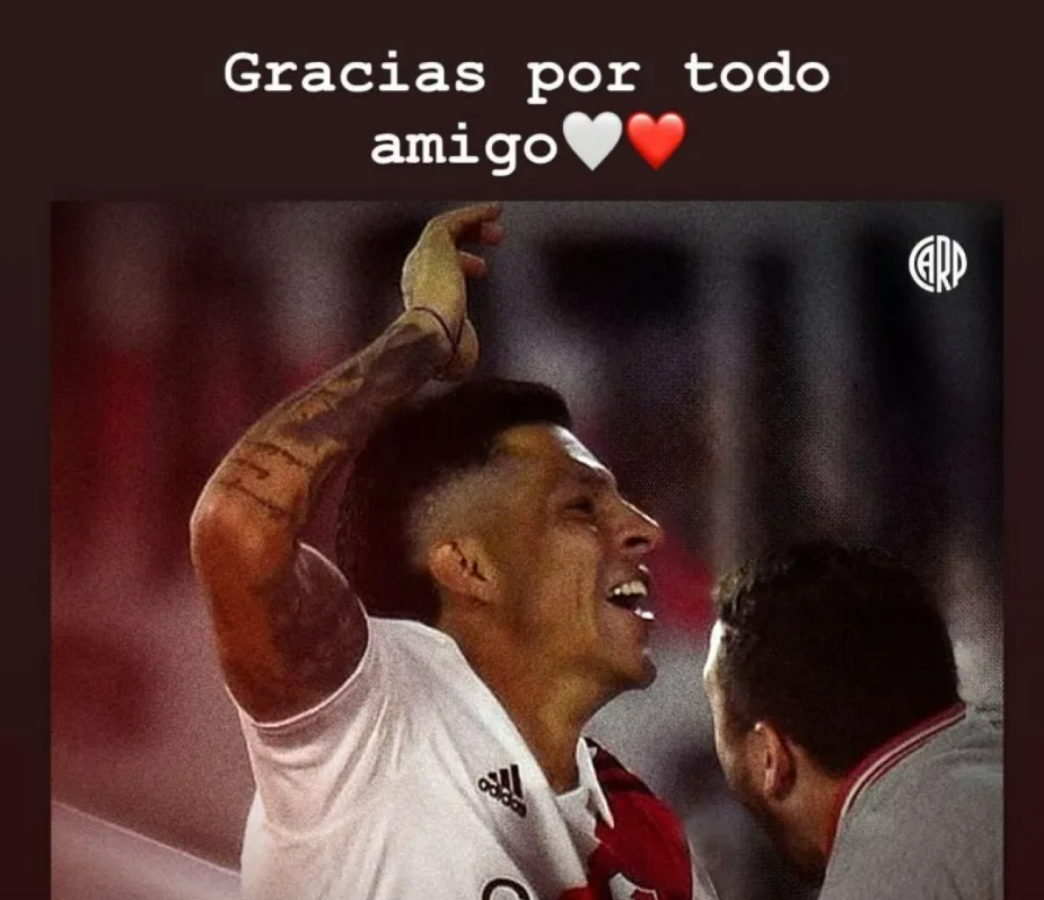 Imagen La historia de Instagram que Enzo Fernández le dedicó a Enzo Pérez.