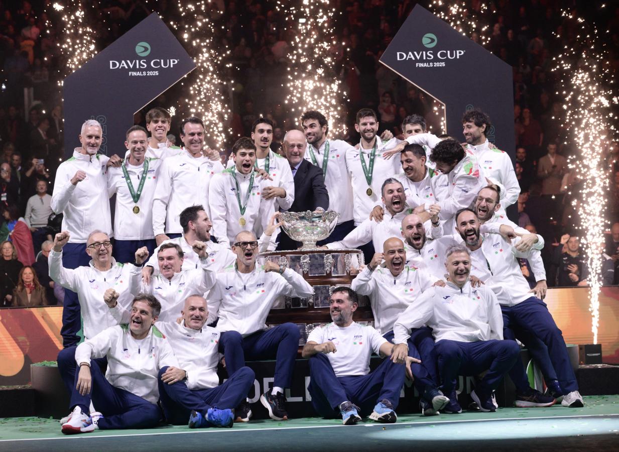Imagen de Sin Sinner hay fiesta: Italia se consagró campeón de la Copa Davis por tercera vez consecutiva