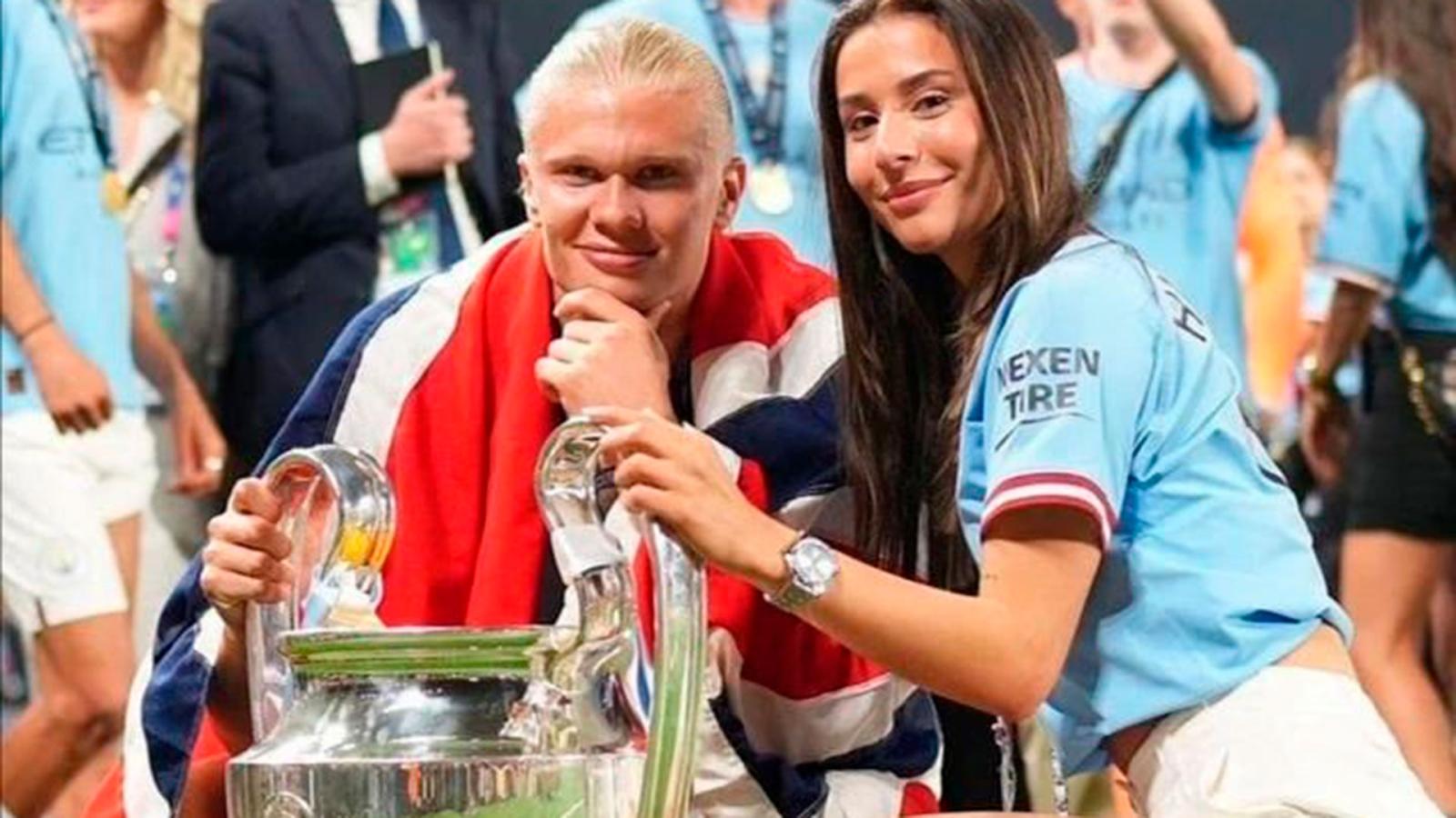 Imagen Isabelle Haugen Johansen, la novia embarazada de Haaland.