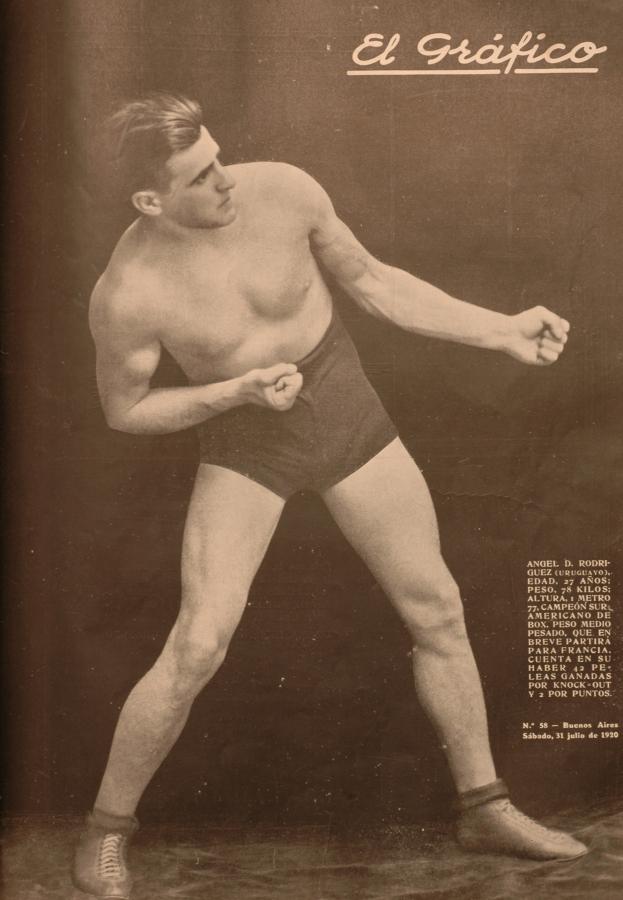 Imagen Ángel Rodriguez fue un boxeador que se "apuró" a nacer. De haber demorado unos años, habría actuado en una época más propicia para él. 