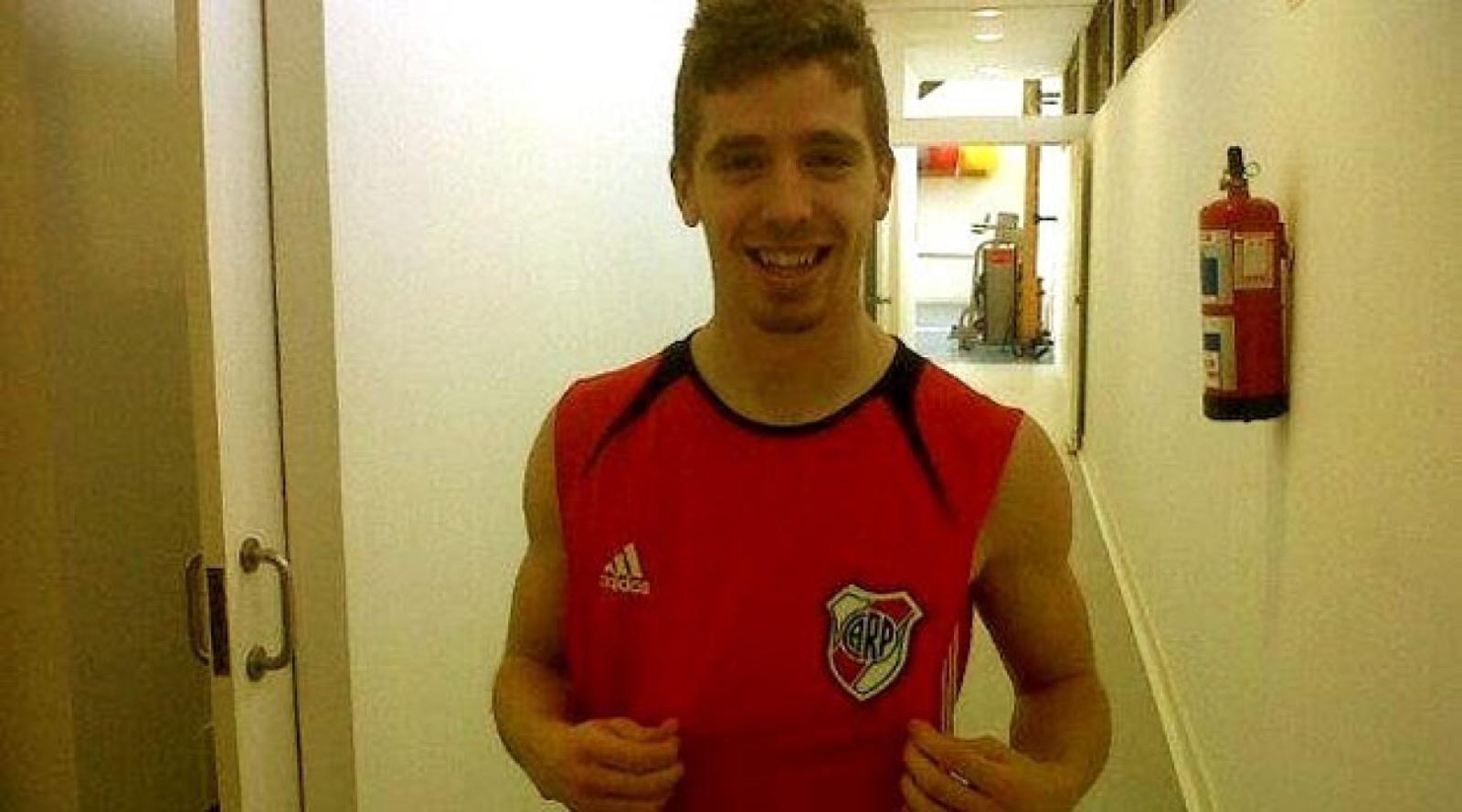 Imagen Muniaín, un hincha declarado de River.