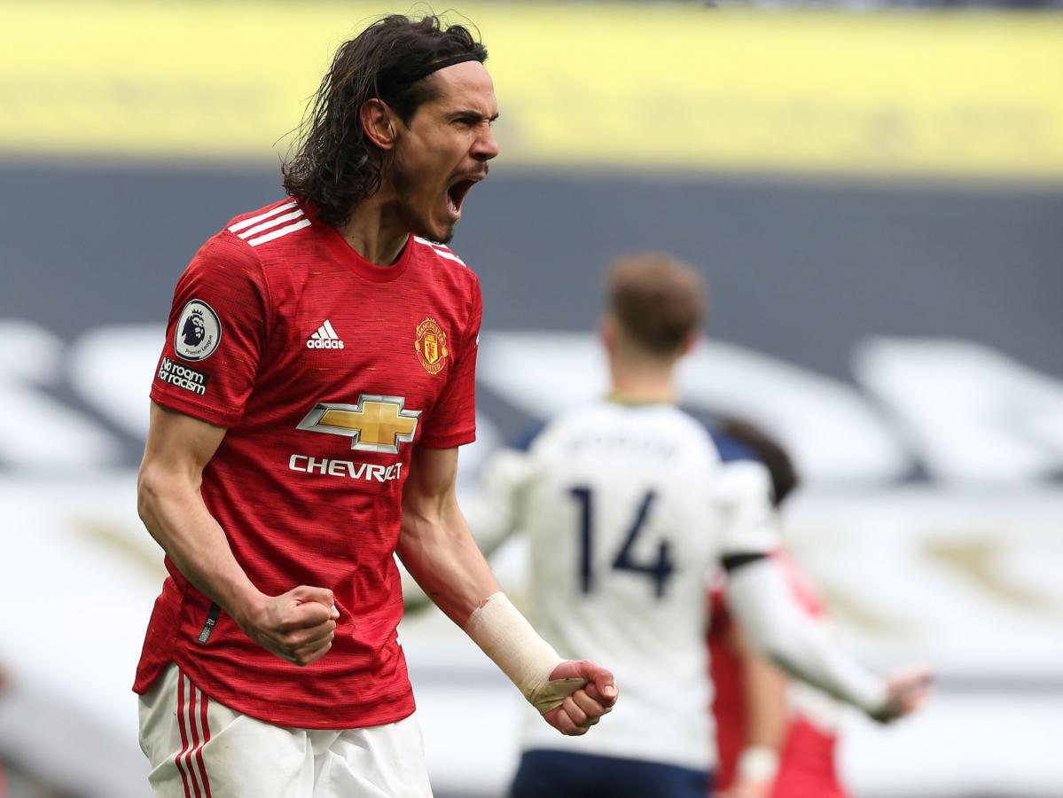 Imagen Cavani marcó el camino de la victoria ante el Tottenham.