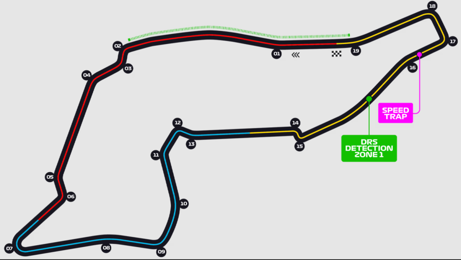 Imagen El circuito de Imola cuenta con 19 curvas y 4.9 kilómetros.