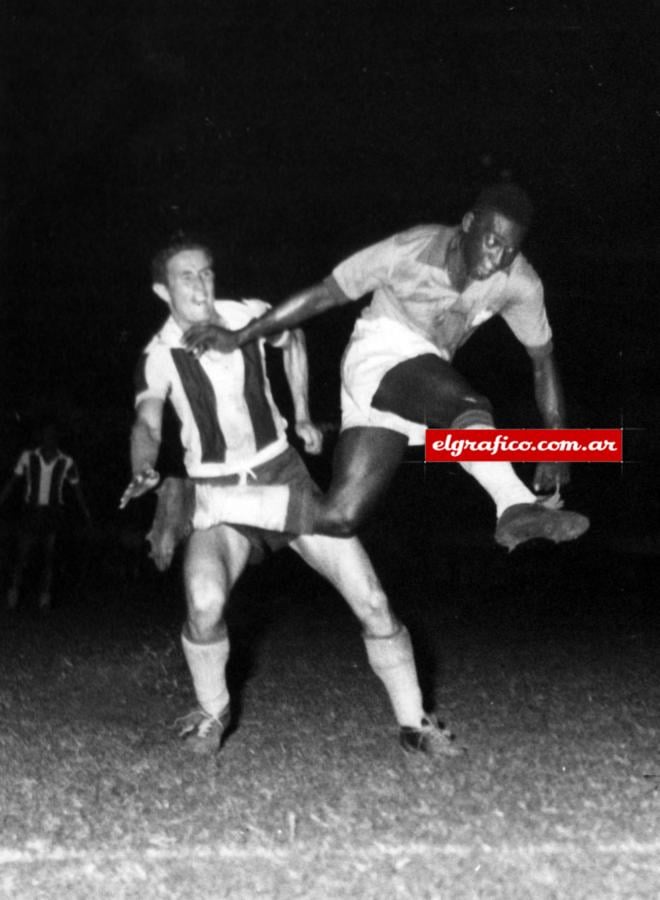 Sudamericano 1959, cuarto gol brasileño frente a Paraguay.