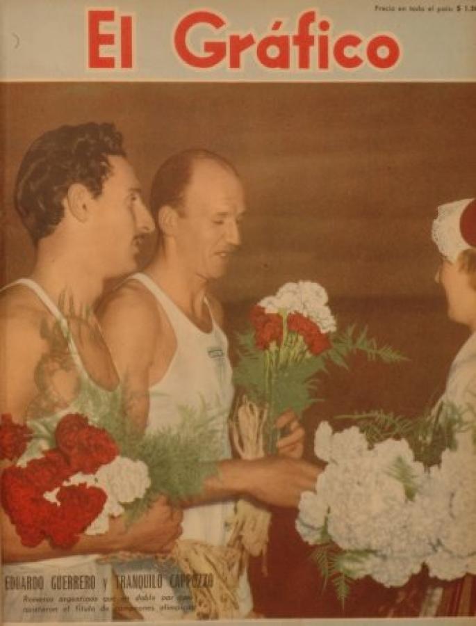 La tapa de El Gráfico en 1952