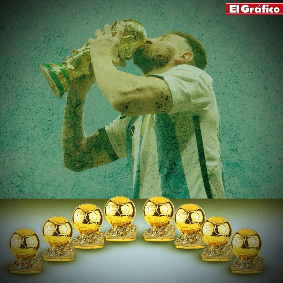Imagen Messi el máximo ganador del Balón de Oro