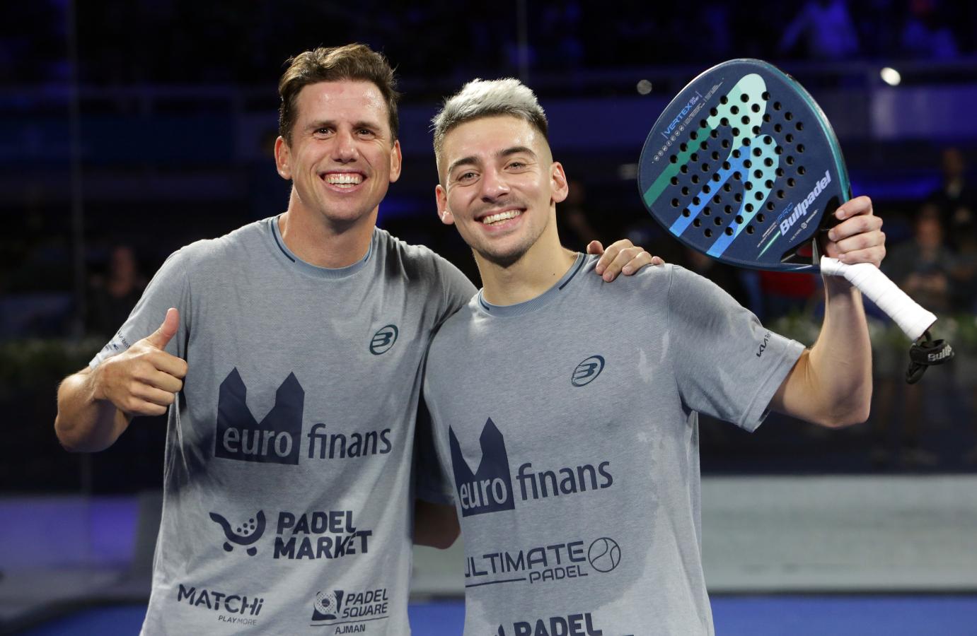 Imagen Martín Di Nenno y su compañero Paquito Navarro.