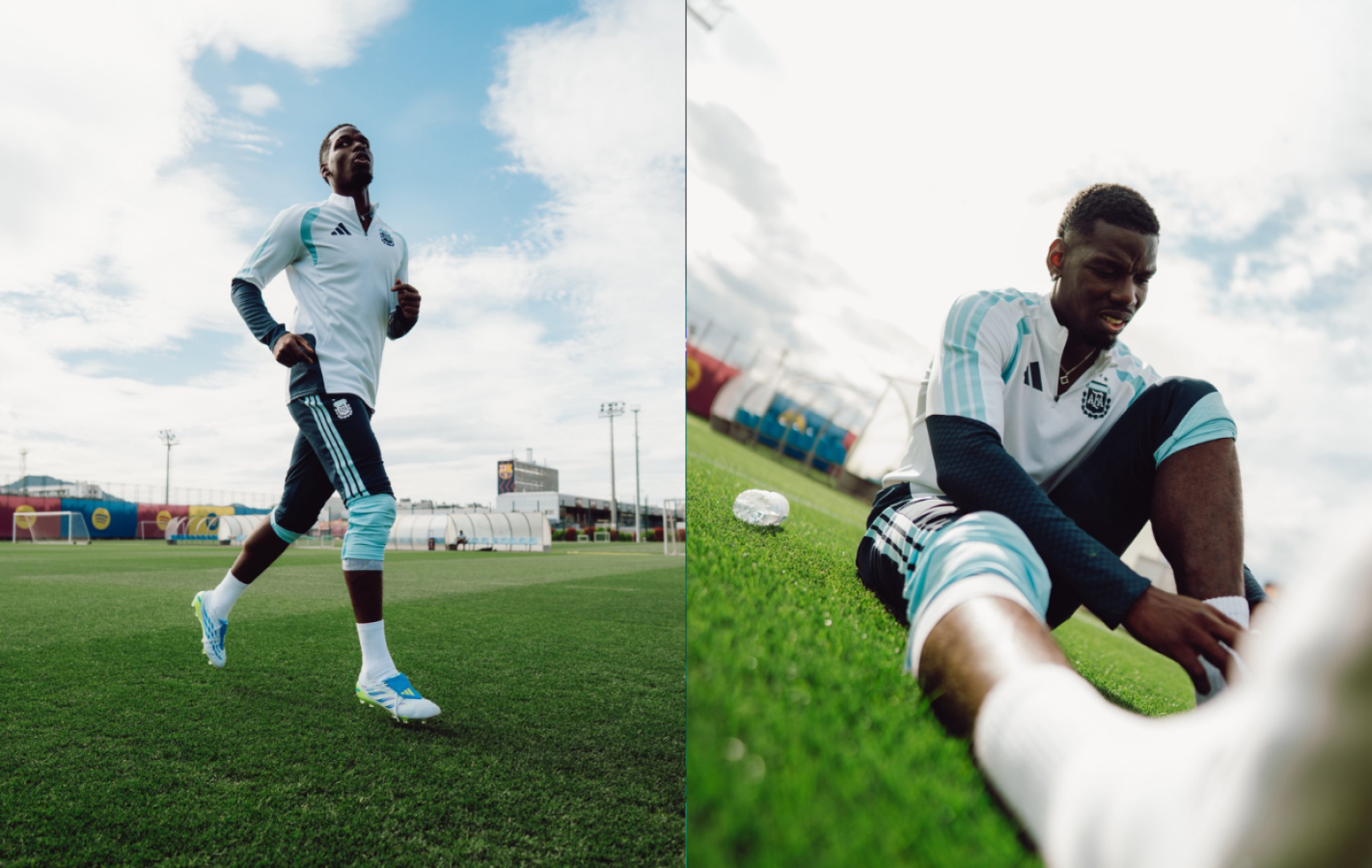 Imagen Paul Pogba entrenó con la ropa de Argentina