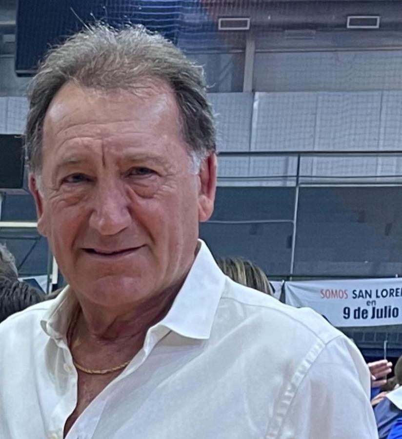 Imagen Julio Lopardo reemplazó a Ortigoza al frente del fútbol profesional de San Lorenzo.