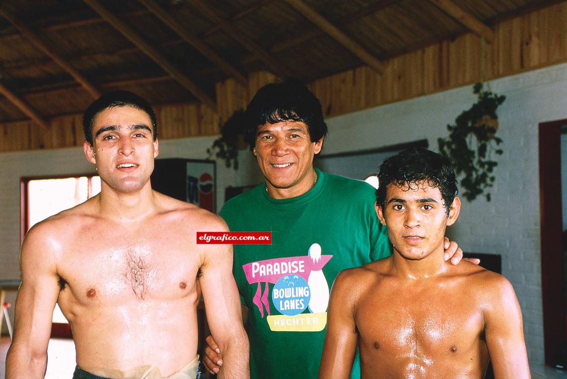 Imagen Fernando Vera (izquierda), Carlos Monzón y Daniel Oscar Madolé: sonrisas y muchos proyectos.