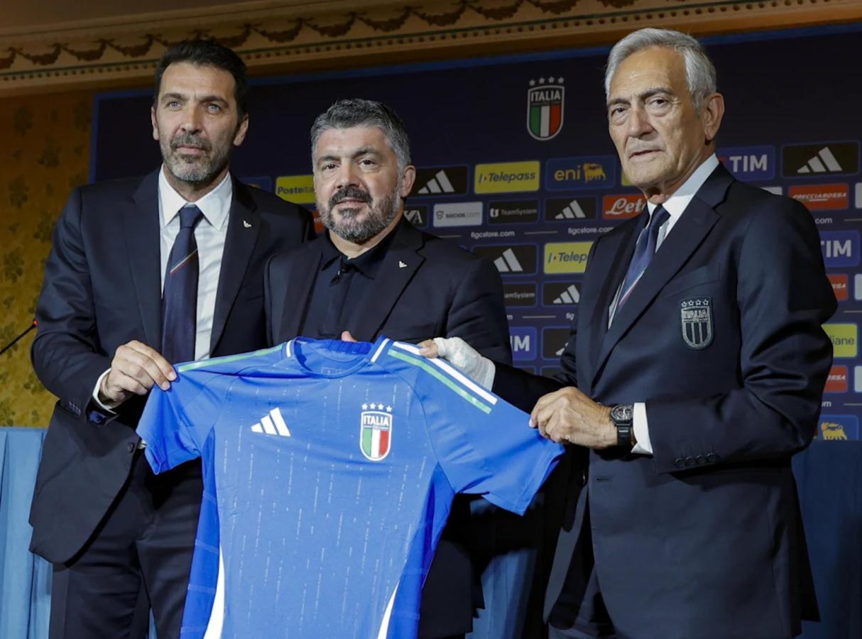 Imagen Rino Gattuso sumió como entrenador de la Azzurra.