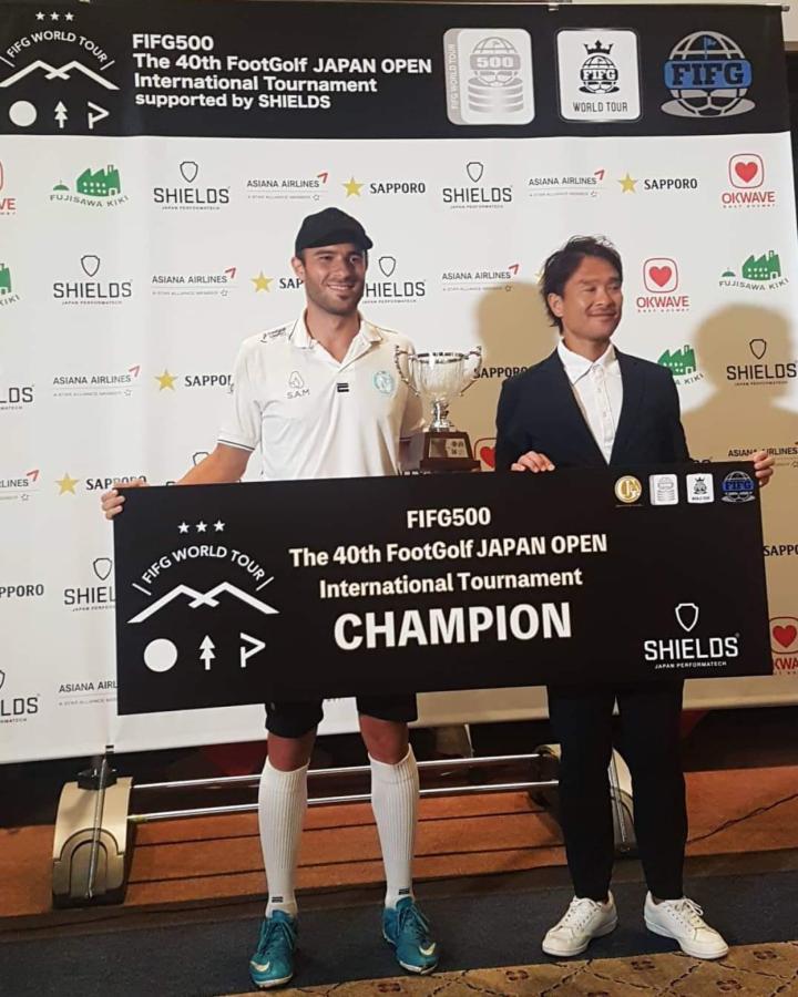Imagen El Japan Open, uno de los torneos de Footgolf que conquistó Nicolás García