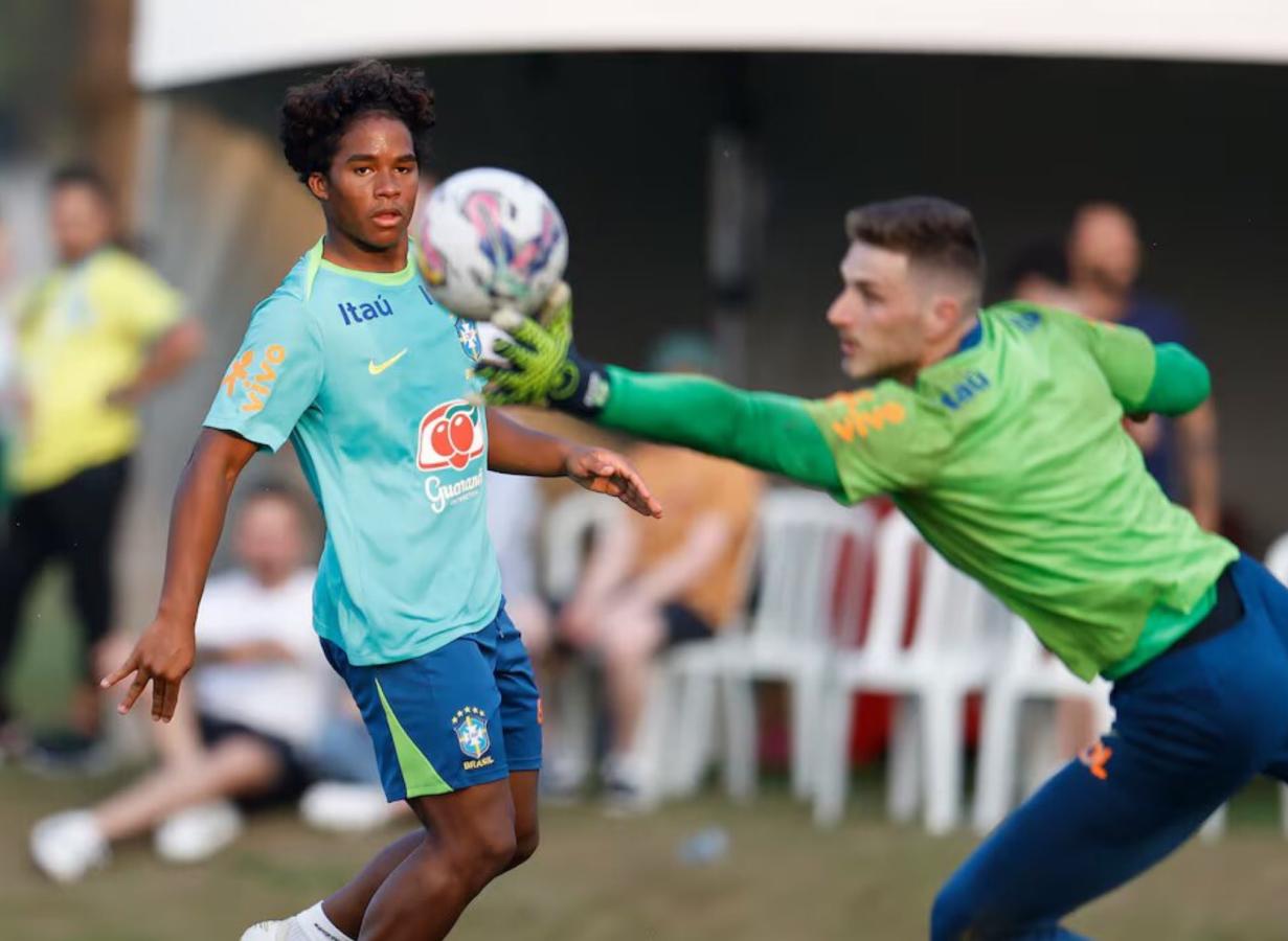 Imagen La Selección de Brasil y un entrenamiento en Asunción antes de enfrentarse a Paraguay.