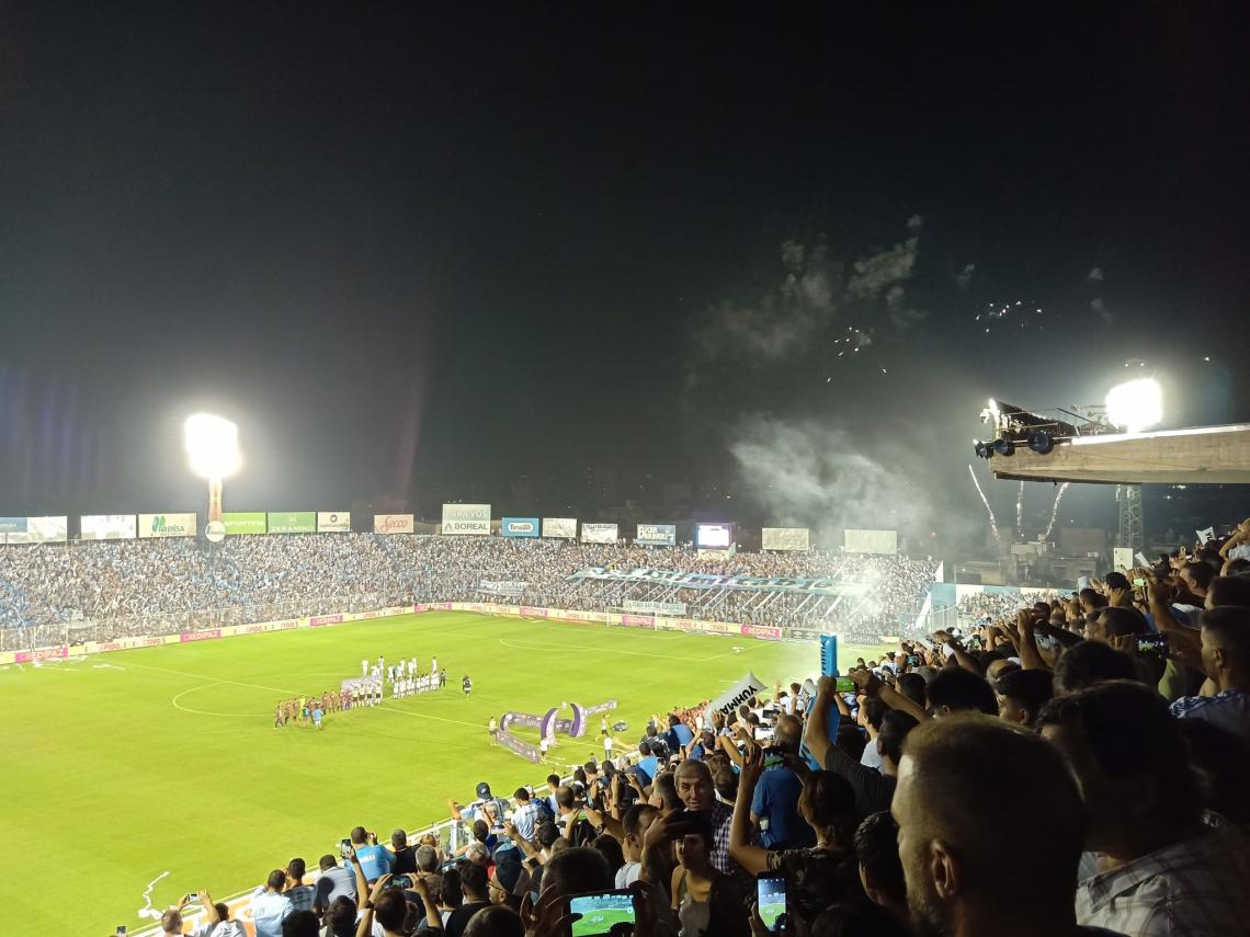 La salida fue espectacular.