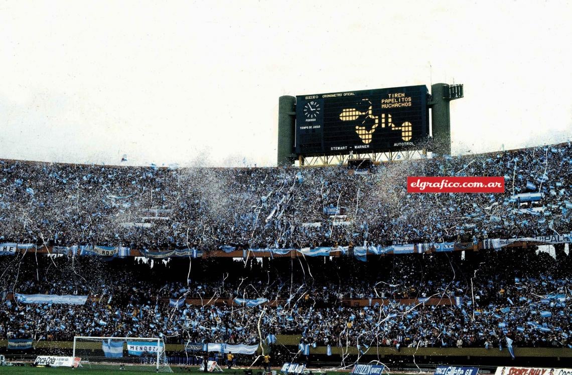 Imagen El Monumental colmado para ver a la Selección.