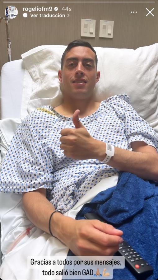 Imagen El mensaje de Rogelio Funes Mori tras la operación.