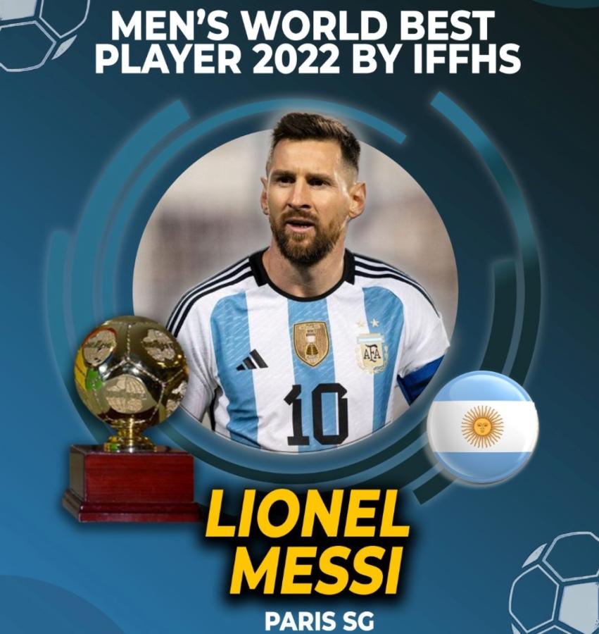 Lionel Messi fue elegido como el mejor futbolista de 2022 El Gráfico