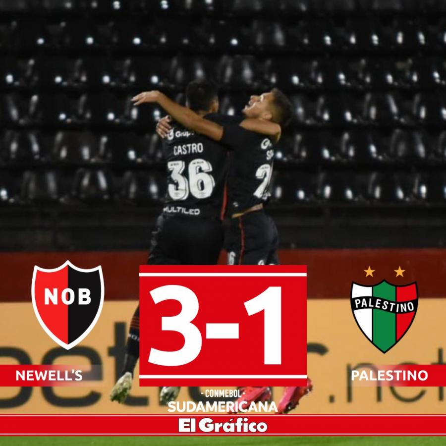 Imagen Triunfo de Newell's en el Marcelo Bielsa frente a un muy pobre Palestino.
