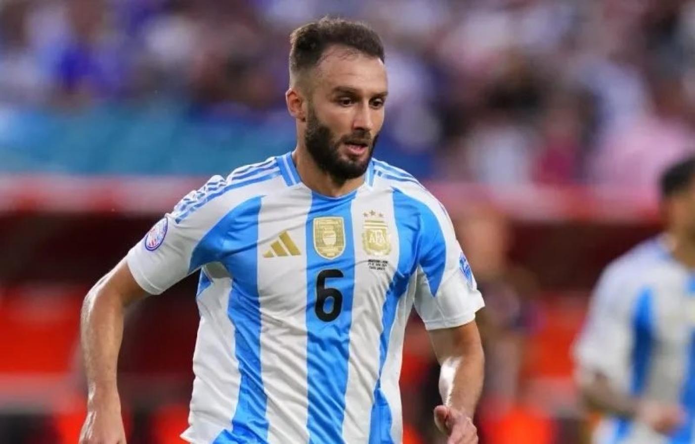 Imagen Germán Pezzella, desafectado de la Selección por un problema muscular.