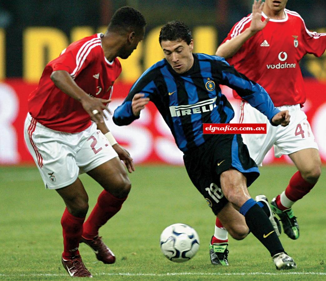 En el inter conoció al mejor dirigente que tuvo en su carrera: Massimo Moratti.