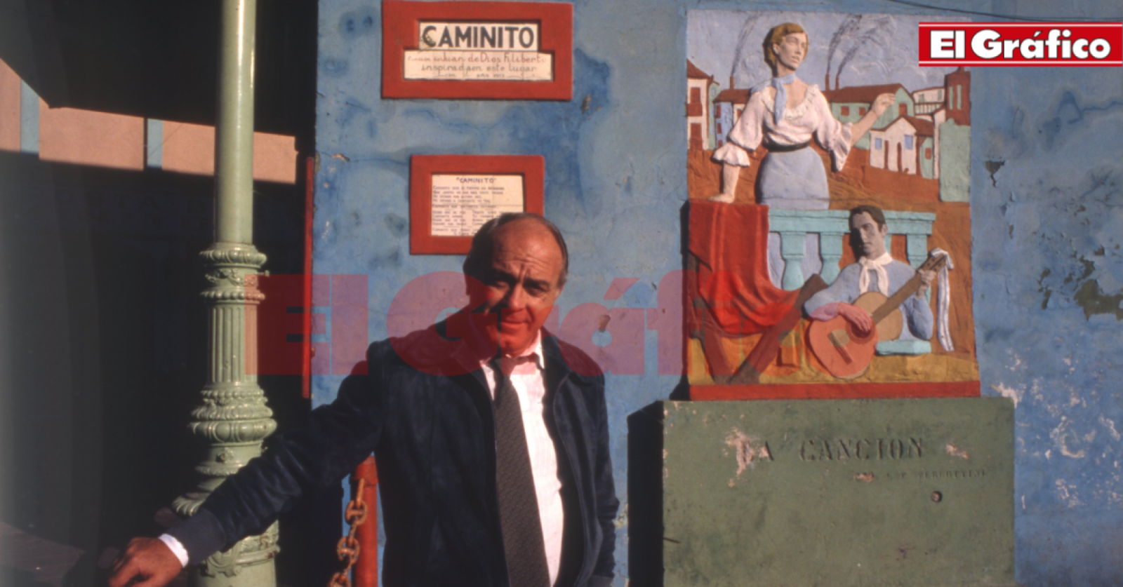 Imagen Don Alfredo y parte de su recorrido por las calles de La Boca