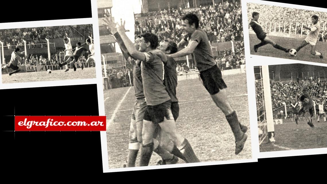 1968. Una fiesta del fútbol, Vélez le ganó a Huracán - Revista El Gráfico