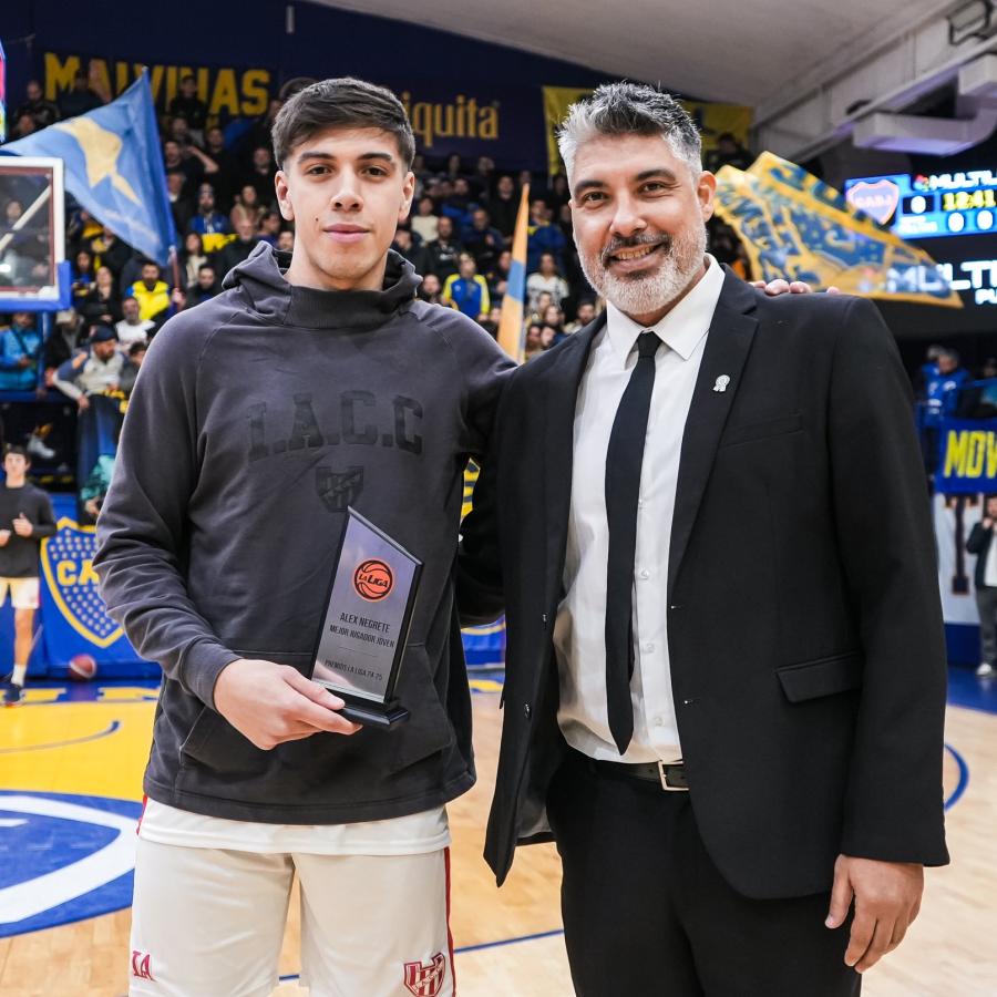 Imagen Alex Negrete fue el Mejor Jugador Joven y Jugador de Mayor Progreso de la fase regular 2024/25.