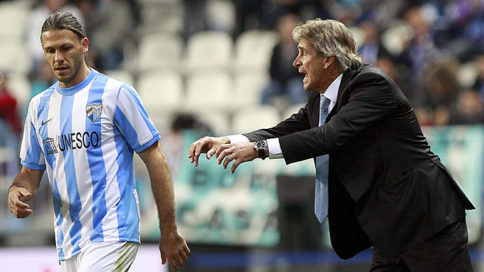 Imagen Manuel Pellegrini y Martín Demichelis compartieron varios equipos de trabajo como DT y futbolista.
