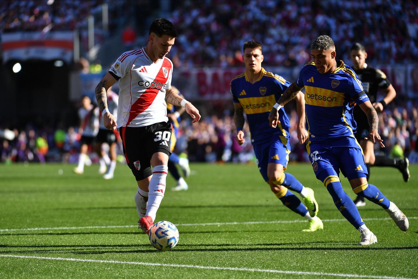 Imagen Franco Mastantuono, con 17 años, es la figura del equipo.