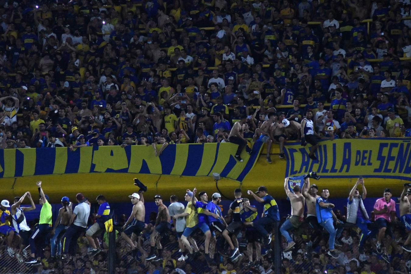 Imagen Los hinchas vibraron con el equipo y festejaron con locura.