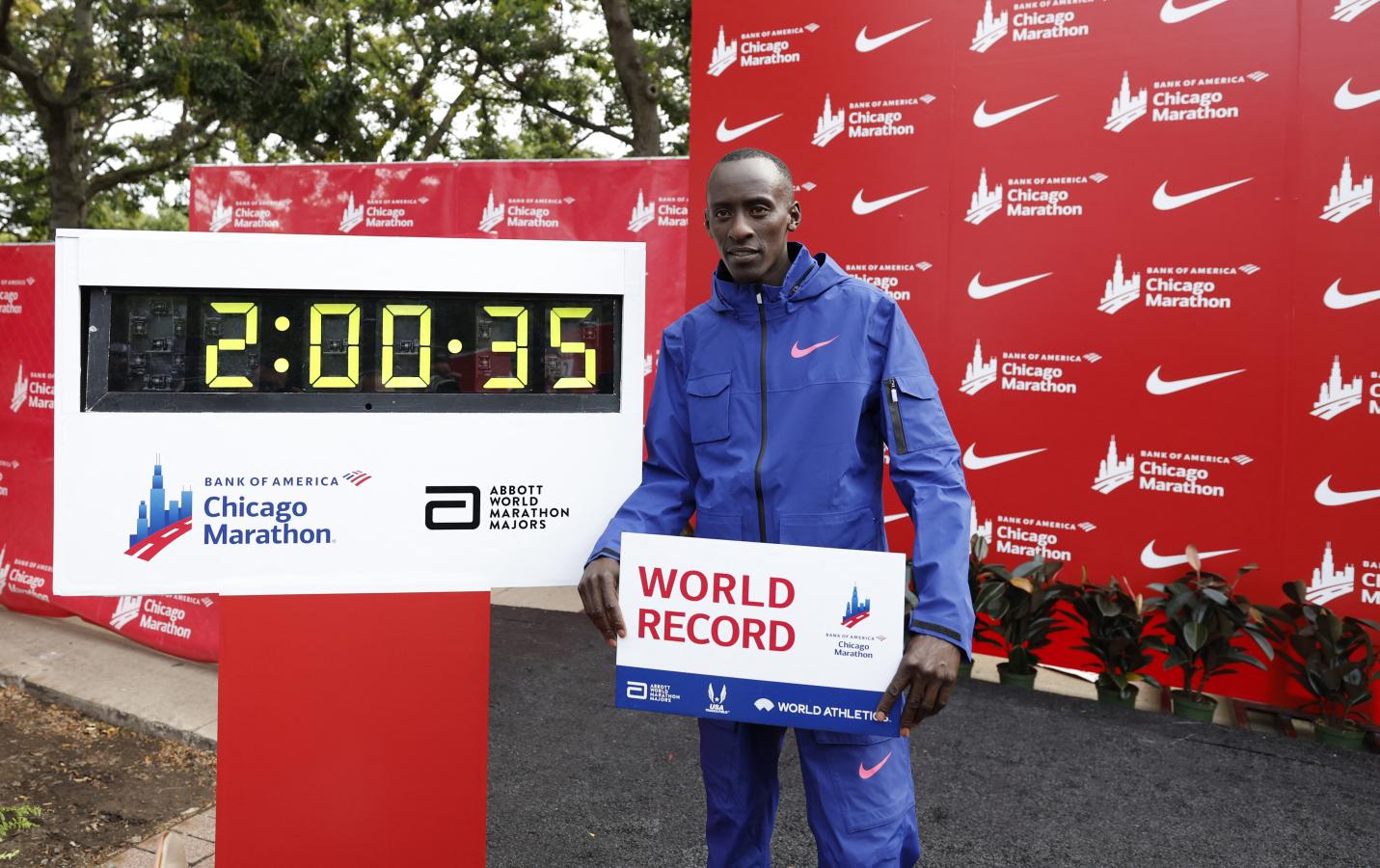 Imagen Kelvin Kiptum estableció un nuevo récord mundial en maratón en su tercera competencia en la modalidad. FOTO AFP