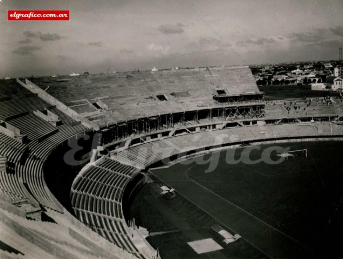 Imagen El nuevo estadio de River en construcción.